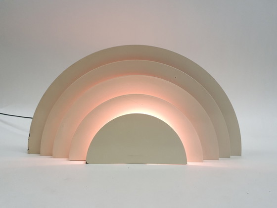 Image 1 of White Metal "Meander" Wall Light By Raak Amsterdam, The Netherlands