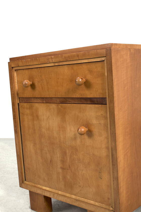 Image 1 of 2x Art Deco bedside tables