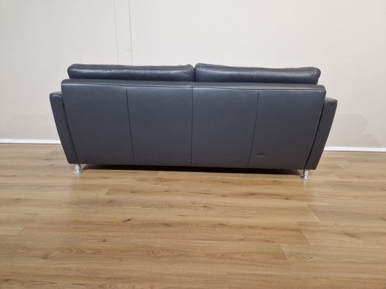 Image 1 of Touche 3 seater Sofa Design Grey Leather