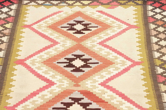 Image 1 of Kilim Fars Gashqai Tessuto a mano - Classico colorato - 143 x 95 cm N. 448832