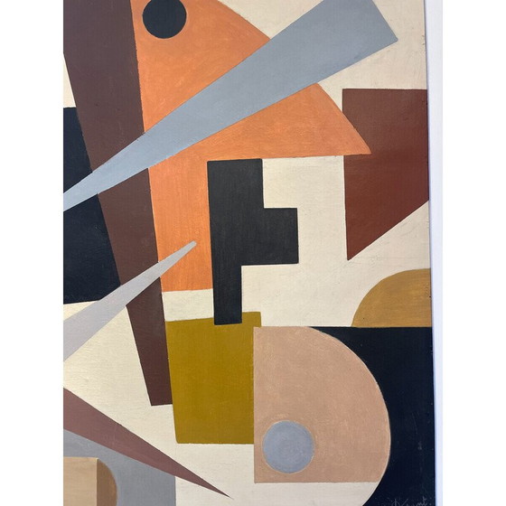 Image 1 of Vintage oil on canvas by Armilde Dupont, Belgium 1970s