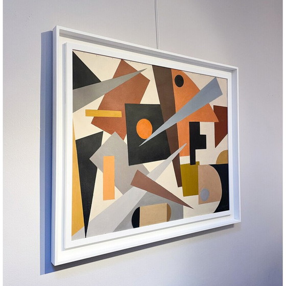 Image 1 of Vintage oil on canvas by Armilde Dupont, Belgium 1970s
