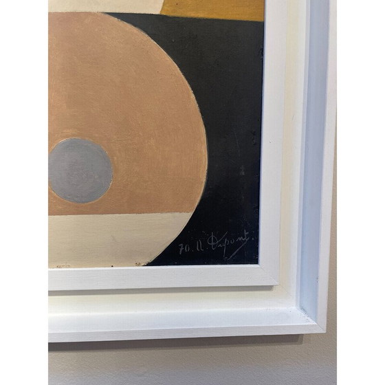 Image 1 of Vintage oil on canvas by Armilde Dupont, Belgium 1970s