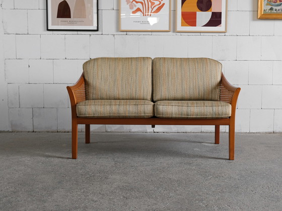 Image 1 of Midcentury sofa by Wilhelm Knoll with Viennese weave