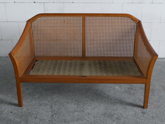 Image 1 of Midcentury sofa by Wilhelm Knoll with Viennese weave