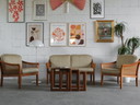 Canapé Midcentury de Wilhelm Knoll avec tressage viennois
