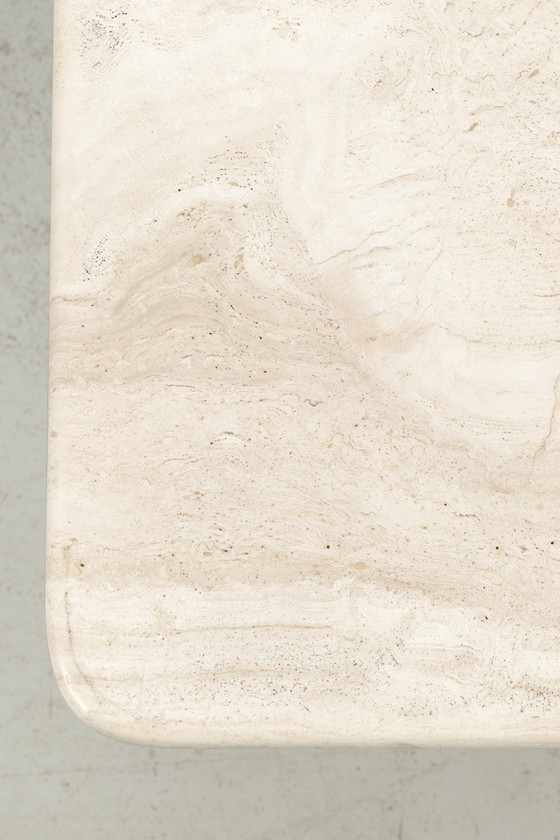 Image 1 of Vintage travertine coffee table