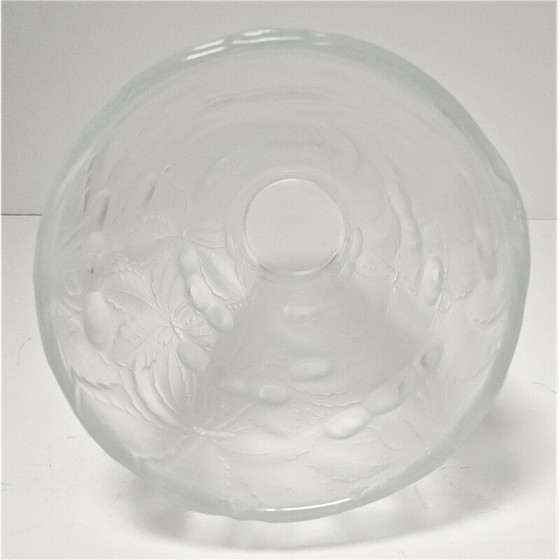 Image 1 of Vintage pressed glass vase by Josef Inwald