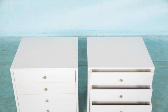 Image 1 of Vintage Pastoe Q-bus nightstands, Minimalist cabinets