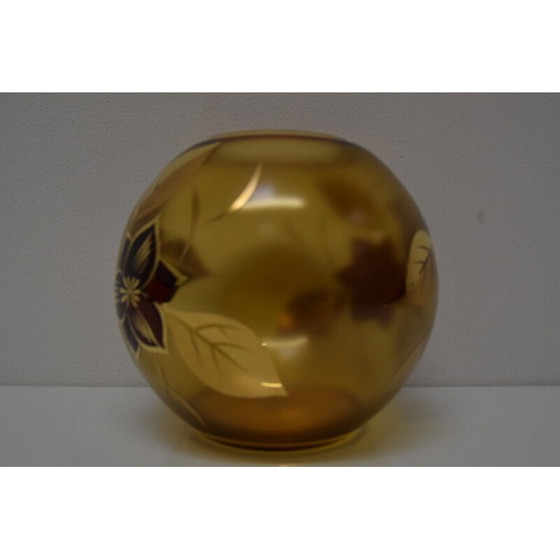 Image 1 of Jarrón de vidrio de mediados de siglo, Checoslovaquia, década de 1970