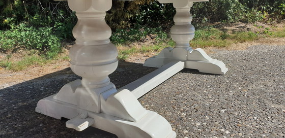 Image 1 of Table Blank Wood. White Cloister Table