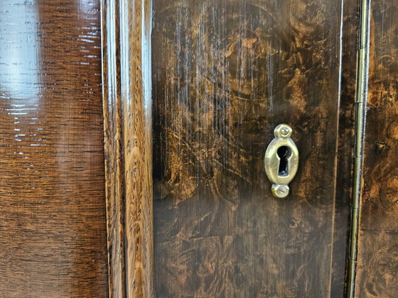 Image 1 of Art Decò Sideboard In Oak Wood With Marble Shelf By Friedrich Schlegel