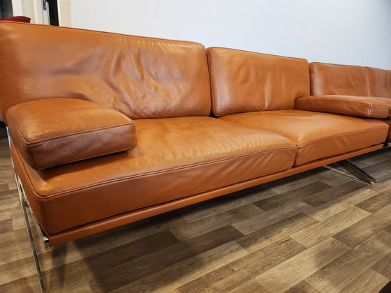 Image 1 of De Sede Ds-60 , 3-Seater Sofa + 2.5-Seater Sofa In Brown Leather