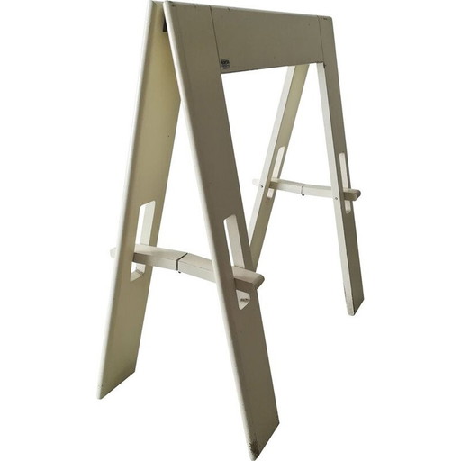 Vintage folding trestles lacquered with steps by Urbino Lomazzi for Acerbis, 1980
