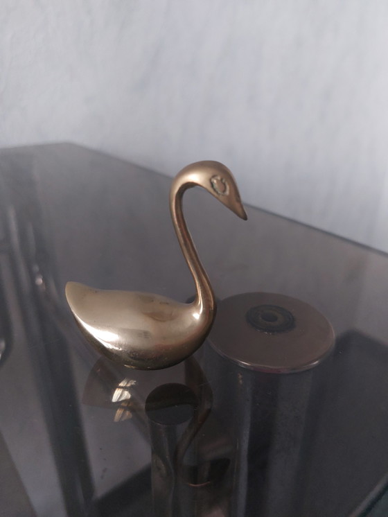 Image 1 of 3x Brass Ducks