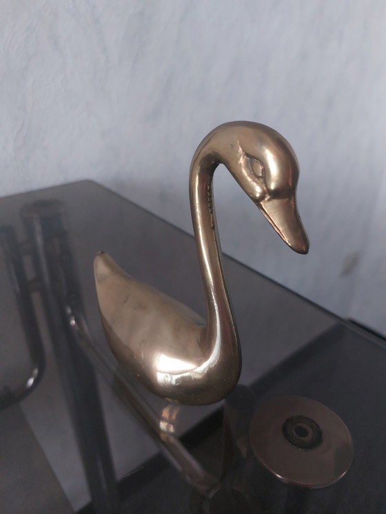 Image 1 of 3x Brass Ducks