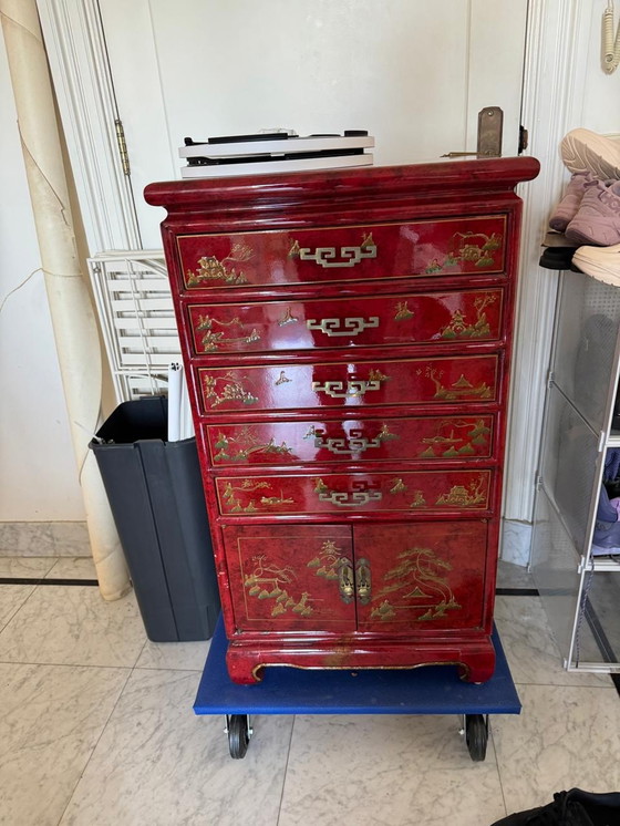 Image 1 of Armoire à couverts chinoise