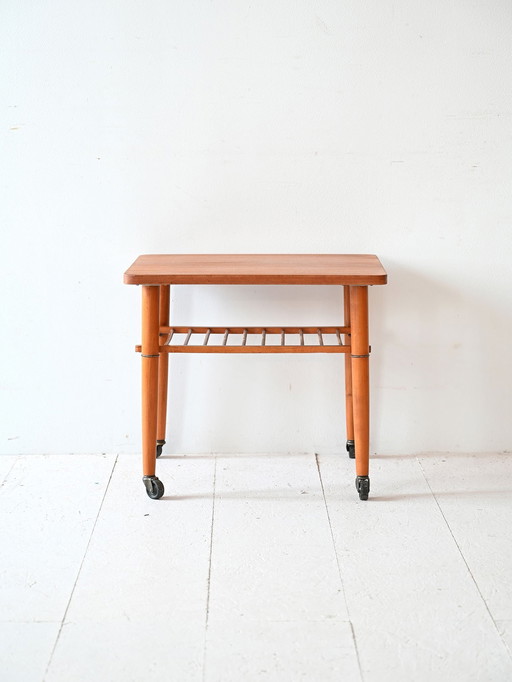 1950S Coffee Table On Wheels