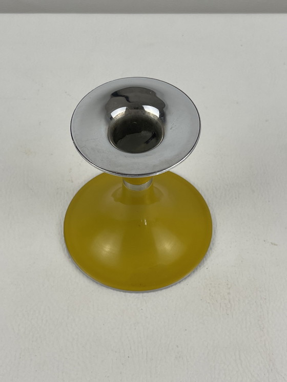 Image 1 of Emalox Anodized Aluminum Candle Holder