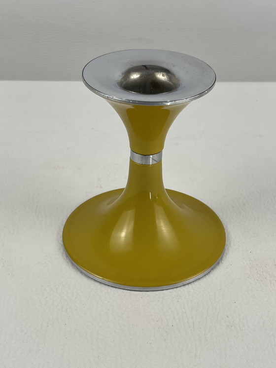 Image 1 of Emalox Anodized Aluminum Candle Holder