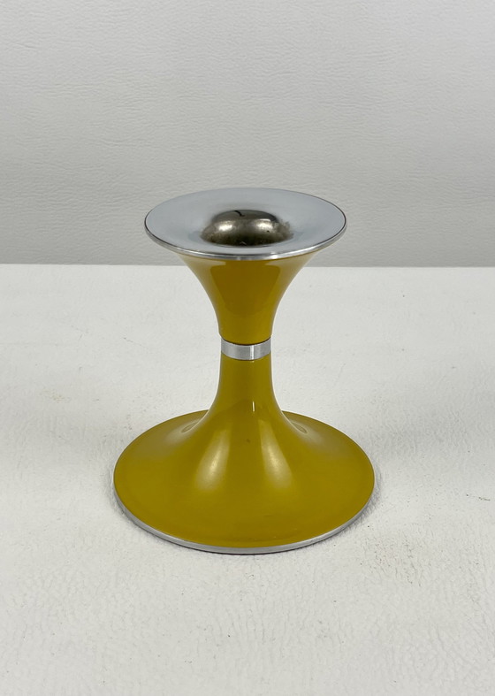 Image 1 of Emalox Anodized Aluminum Candle Holder