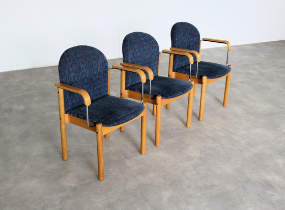 Image 1 of 3x chaises Kinnarps vintage