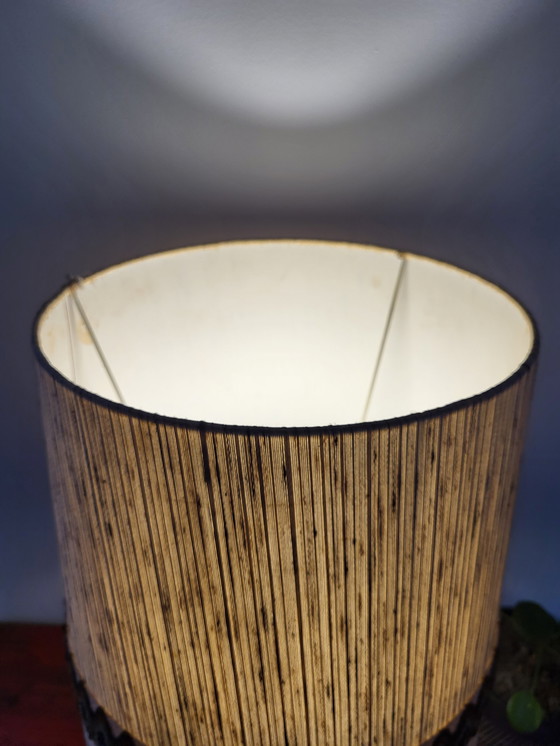 Image 1 of Lampada da tavolo vintage Fat Lava, modello 6063/28 con paralume originale, anni '70