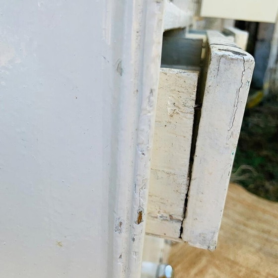 Image 1 of Credenza bianca vintage con 3 ante