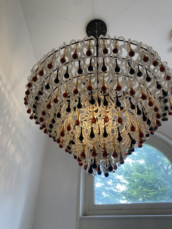 Image 1 of Grand lustre avec des centaines de pendentifs