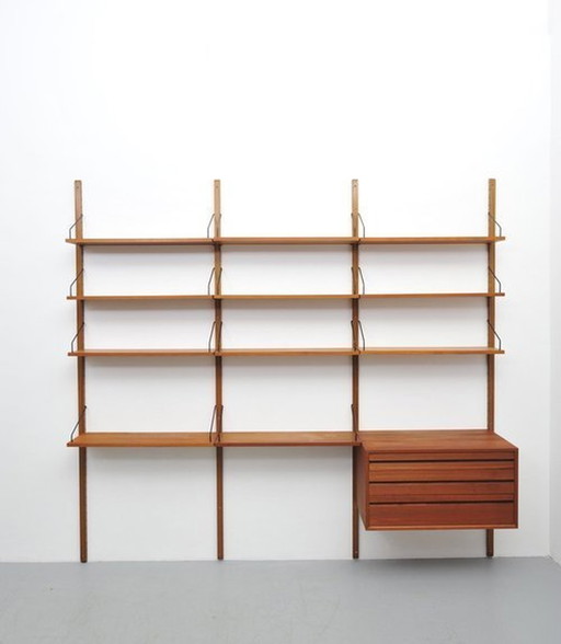 Poul Cadovius Royal System Teak shelving system 1950