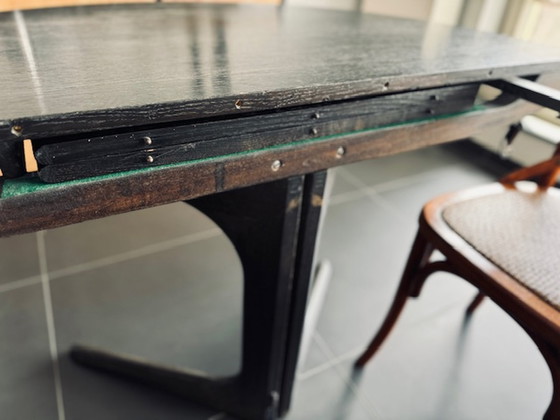 Image 1 of Mid - Century extendable dining table - Danish design