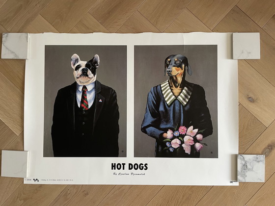 Image 1 of Czeslaw Dziamalek, Hot Dogs, Copyright Galleri SvArt&Witt, Printed in Sweden 