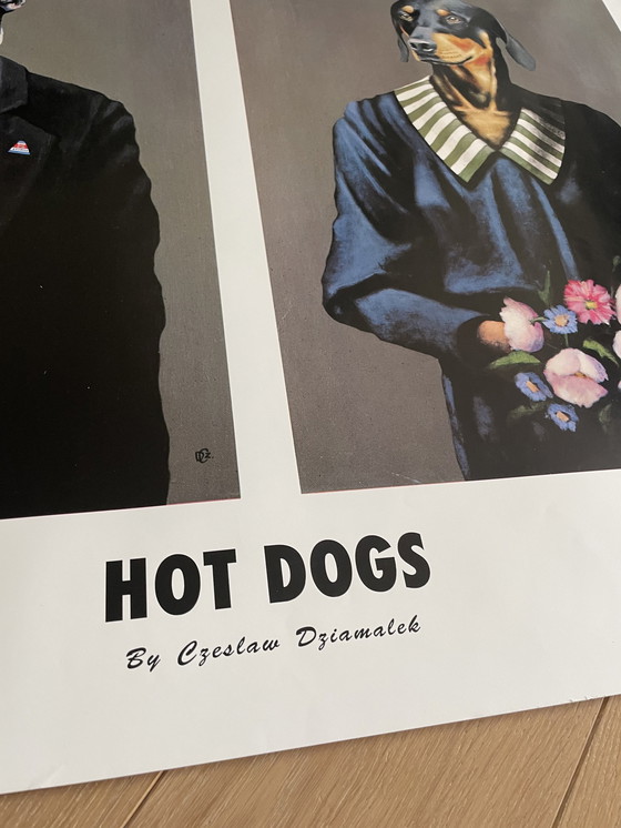 Image 1 of Czeslaw Dziamalek, Hot Dogs, Copyright Galleri SvArt&Witt, Printed in Sweden 