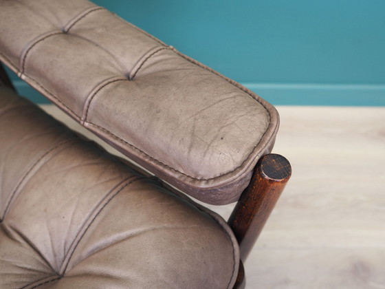 Image 1 of Leather Armchair, Danish Design, 1960S, Manufactured By Genega Møbler