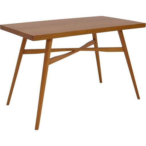 Vintage oak coffee table from Drevopodnik Holesov, Czechoslovakia 1970