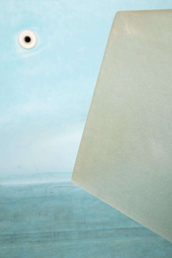 Image 1 of Minimalist vintage pendant lamp fiberglass, Roche Babois