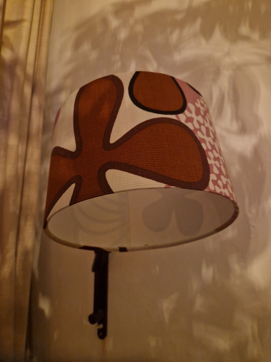 Image 1 of Vintage Scissor Lamp With Beautiful Lampshade