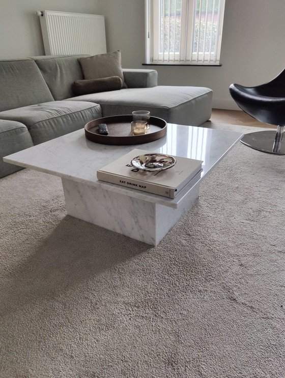 Image 1 of Carrara Marble Coffee Table