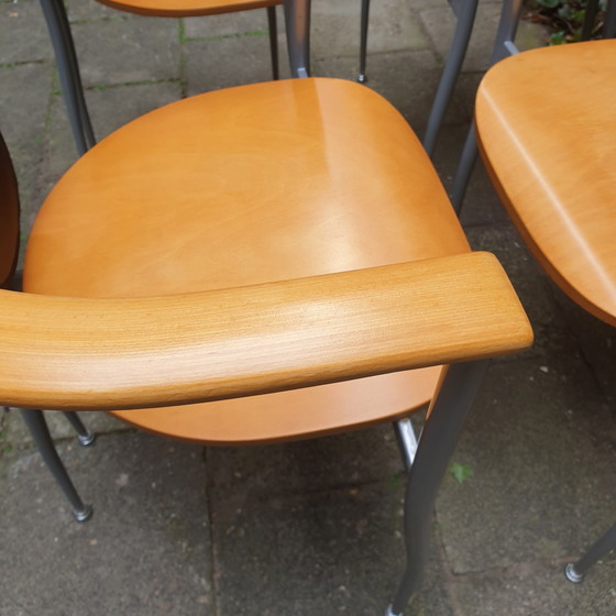 Image 1 of 4x Arrben Italy dining chairs