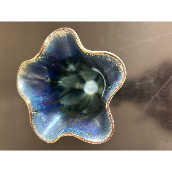 Image 1 of Pair of vintage vases in flamed sandstone