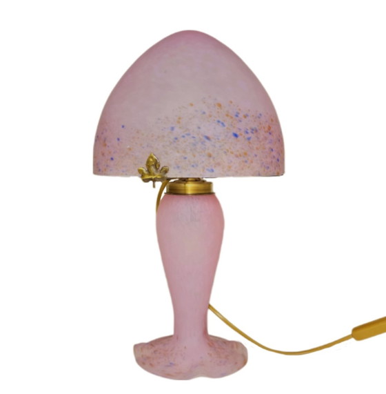 Image 1 of Mushroom Table Lamp Vessière Cristaux