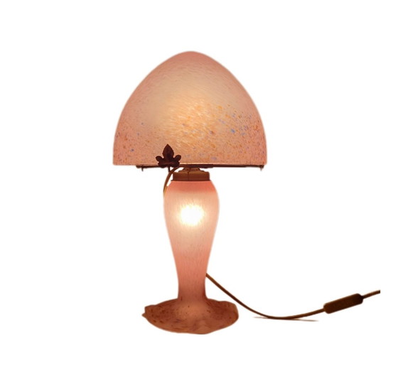 Image 1 of Mushroom Table Lamp Vessière Cristaux