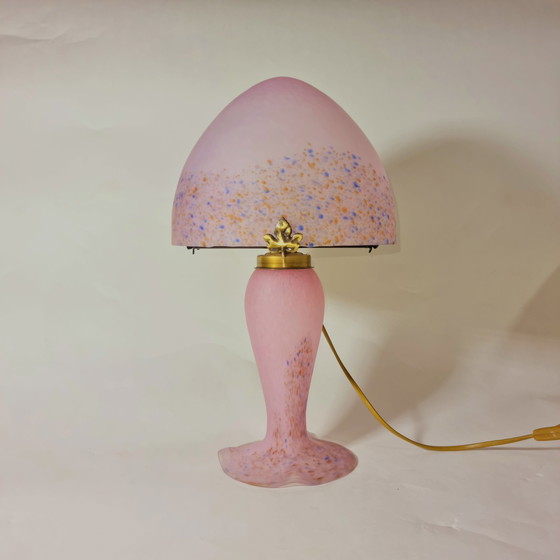 Image 1 of Mushroom Table Lamp Vessière Cristaux