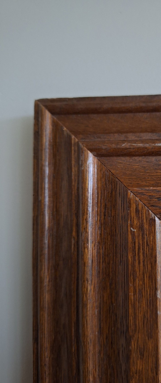 Image 1 of Oak Mirror With Polished Glass