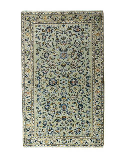 190 X 118 Cm Hand-knotted Keshan Cork Rug