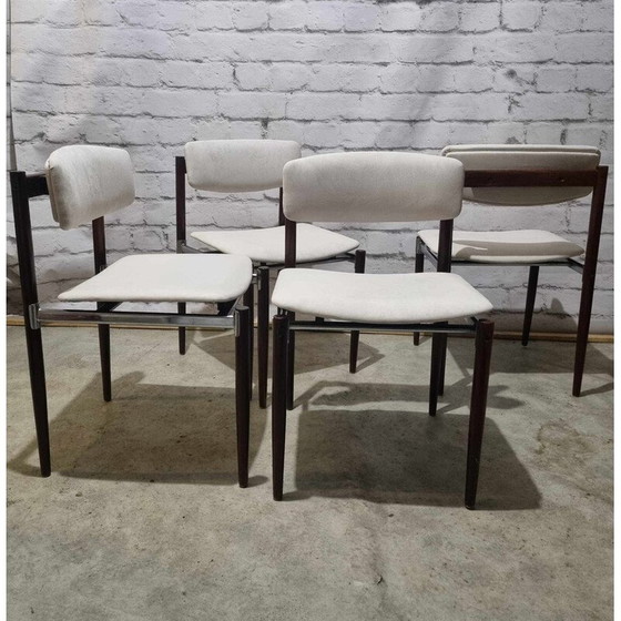 Image 1 of Set of 4 vintage dining chairs by C. Denekamp for Thereca, 1960s