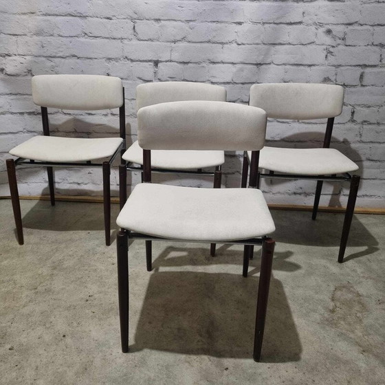 Image 1 of Set of 4 vintage dining chairs by C. Denekamp for Thereca, 1960s