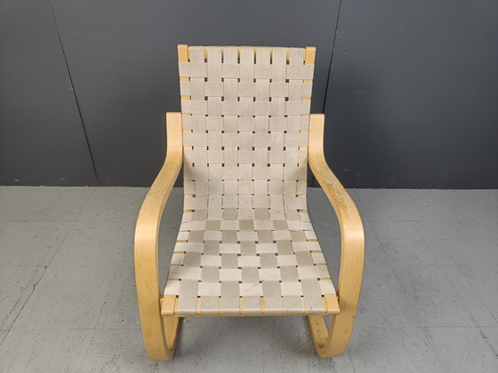 Image 1 of Alvar Aalto Model 406 Armchair For Artek, 1970S
