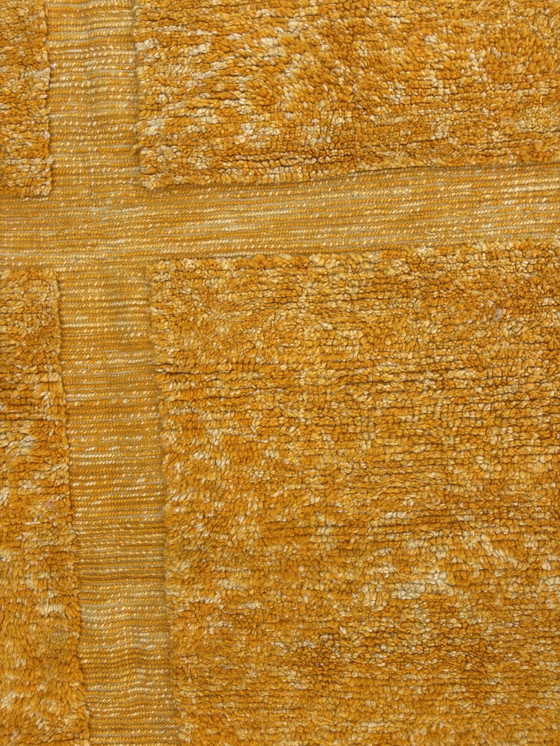 Image 1 of Yellow Moroccan Berber Wool Rug 