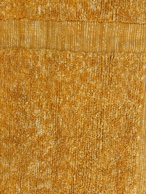 Image 1 of Yellow Moroccan Berber Wool Rug 